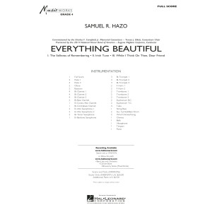 Everything Beautiful - Conductor Score (Full Score)